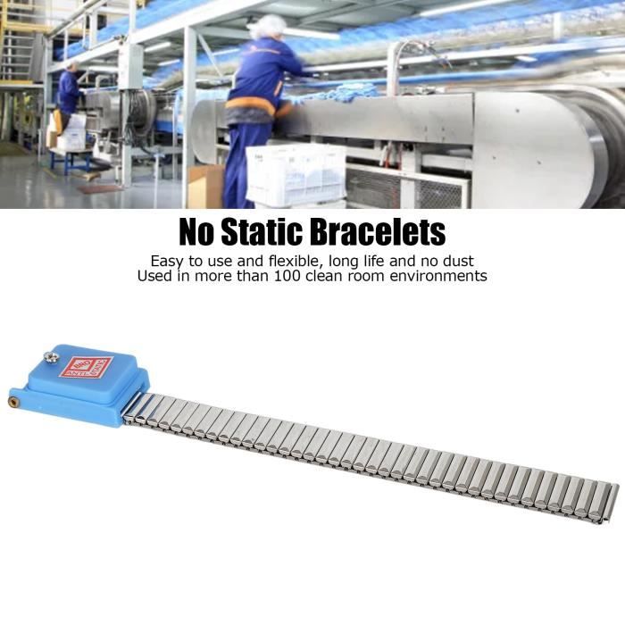 Bracelet Antistatique Sans Fil - Dissipation De Charge Rapide - Poids Léger (17-30g) - Neuf
