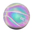 Ballon de basket-ball réfléchissant brillant de taille 7 sans batterie Light Up Basketball Glow PACK PRODUITS DE FITNESS ET-1