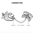 Câble de Transmission de données pour HTC Vive VR Link,16 pieds,DP,HDMI,5M,3 en 1,accessoires VR[B121955234]-1