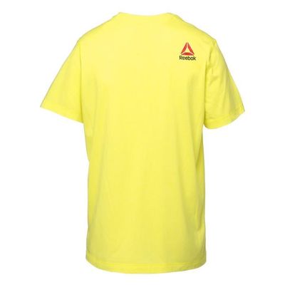 REEBOK T shirt SPEEDWICK DELTA Homme Jaune Jaune et noir
