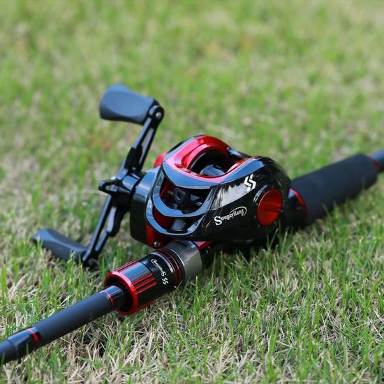 Moulinet Baitcasting Main Gauche 9+1BB - Pêche En Mer Frein Magnétique 16KG