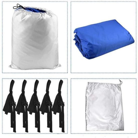 Housse De Bateau Gonflable Imperméable - Tissu Oxford 210D, Résistante Aux UV, Avec Cordon