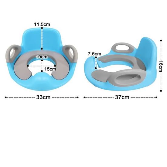 Generic Reducteur Toilette Enfant, Abattant WC Réglable Robuste et Antidérapant Échelle avec Coussin à prix pas cher | Maroc
