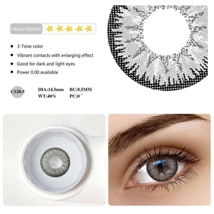 Lentilles de Contact a 3 tons pour les yeux 1 paire couleur des yeux populaire USA Cosplay 12 couleurs rapide 58BE7BB Achat Vente lentilles de contact Cdiscount