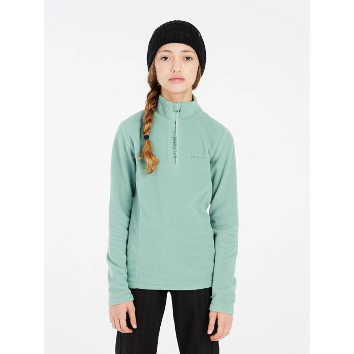 Pull Polaire Bleu Femme L.A. Gear - Taille 16, Fermeture 1/4, Capuche, Occasion Parfait état