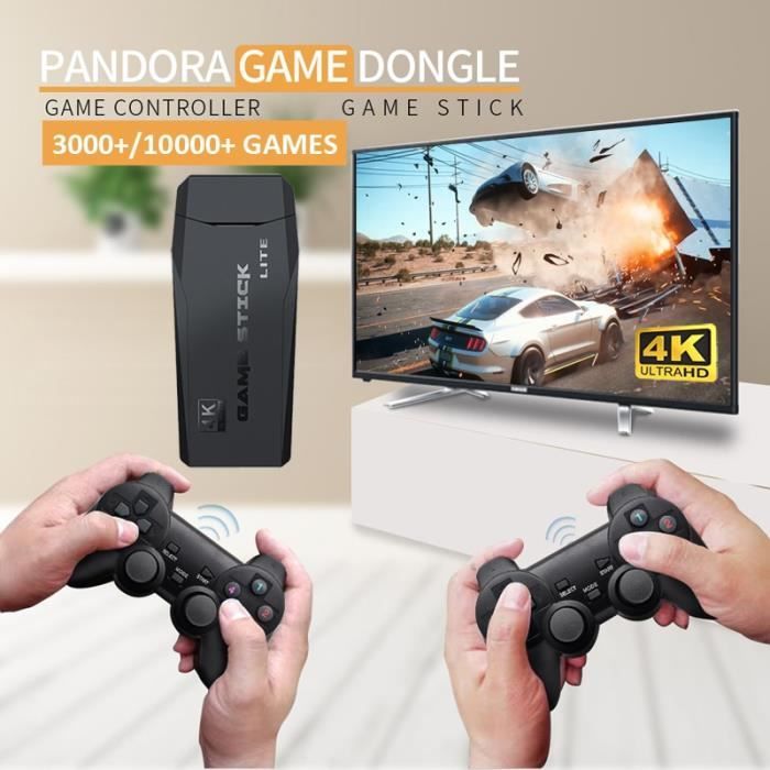 Console Rétro G11 Pro Avec 30000 Jeux, 2 Manettes Sans Fil, Plug-and-Play Sur TV 4K