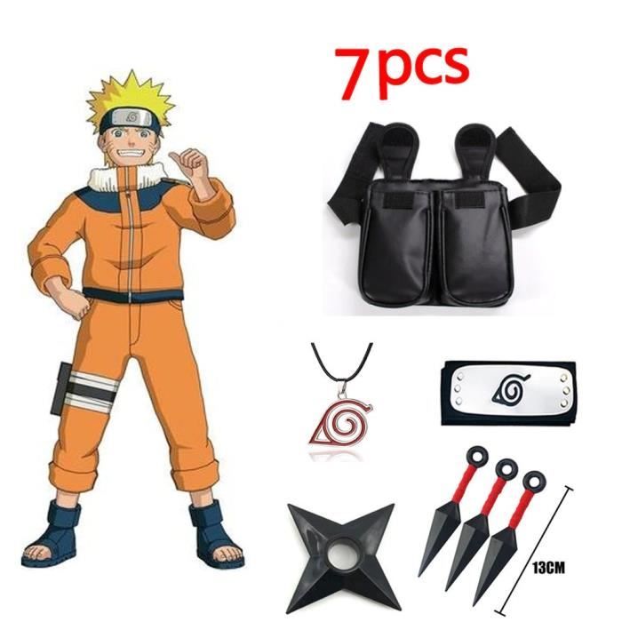 7PCS Ensemble d'accessoires de dessin animé Naruto, gants Uchiha Itachi  Kakashi Cosplay NARUTO, masque Kunai Ninja, figurine d'actio - Cdiscount  Jeux - Jouets