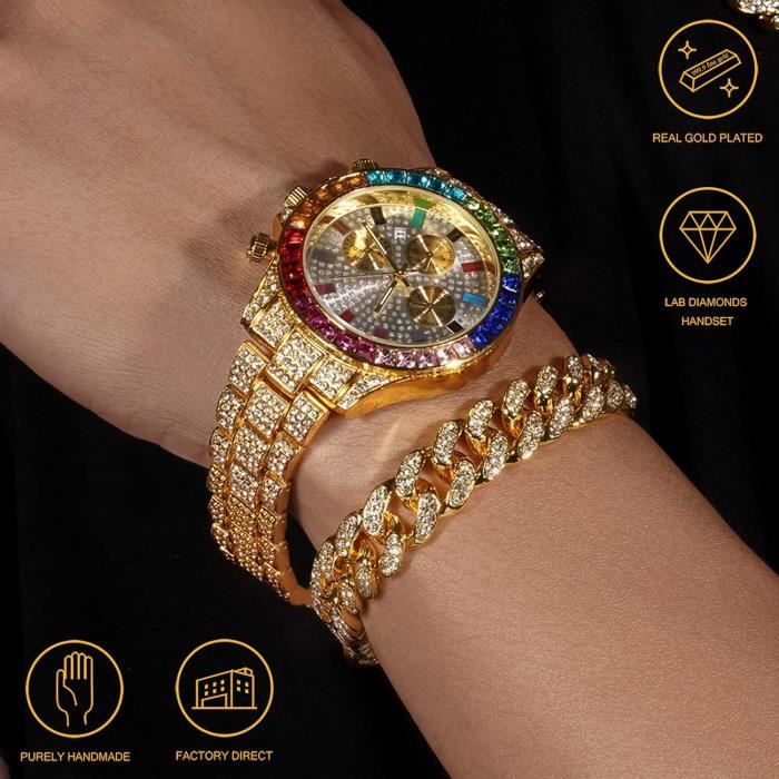 Montre en or sale véritable