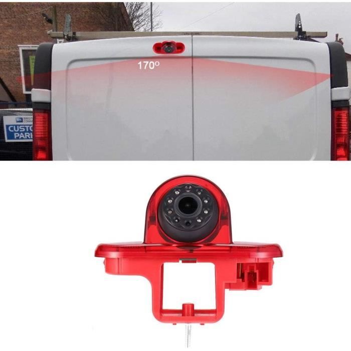 Voiture Troisième monté sur Le Toit Haut caméra lumière de Frein Camera de Recul Replacement for Opel Vivaro Surf Concept Life Combo Vauxhall Renault Trafic Fiat Talento Nissan 4.3 Moniteur