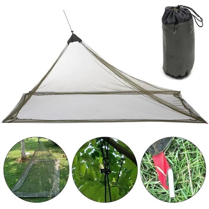 Tente de Camping,Moustiquaire Sauvage pour Sac à  DosVoyageJardinPlageetc(220120100cm) 903 - Cdiscount Sport