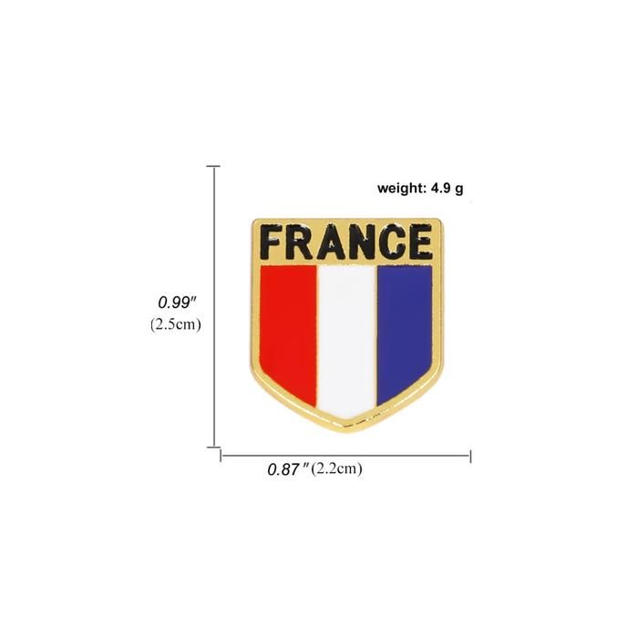 Insigne Drapeau France épingle émaillé – Badge Pin Livraison Gratuite