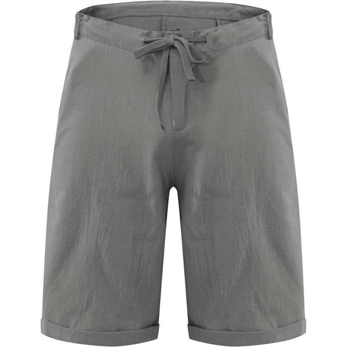 Bermuda treillis homme best sale