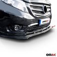 Lame de Pare-chocs Avant pour Mercedes Vito W447 2014-2023 en ABS Noir-2