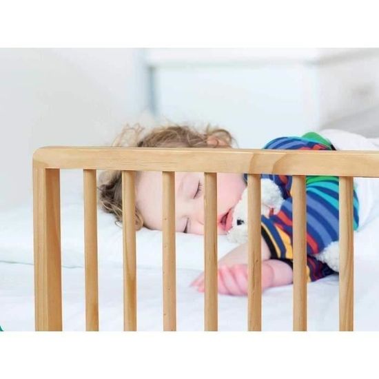kindsgard Barrière de lit enfant frakant bois naturel 120 cm