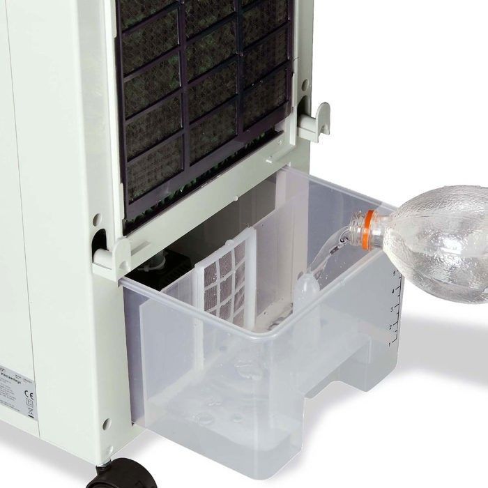 Ventilateur Sur Pied Concept OV5220 4en1 Avec Ionisation Et Purification D'air, Blanc, 80,5 Cm