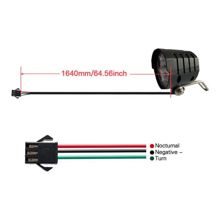 2X VéLo Électrique Led Phare 12V 24V 36V 48V 60V 72V LumièRe de Bicyclette Avec Corne Phare 2X VéLo Électrique Led Phare 12V 24V 36V 48V 60V 72V LumièRe de Bicyclette Avec Corne Phare