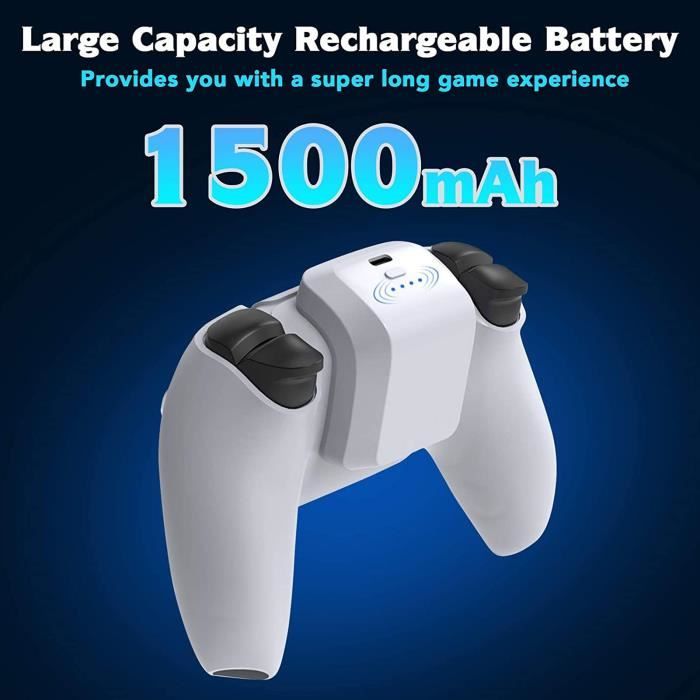 Sonew Pack Batterie Rechargeable 1500mAh pour Manette PS5 - Cdiscount  Informatique
