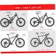 Stickers de vélo pour bande de protection du cadre, vélo Vélo Vélo Stickers Stickers Set Style1-3