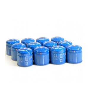 Pack 8 Cartouches Gaz Kemper 190g Butane Perçable - Sécurité Stop-gaz