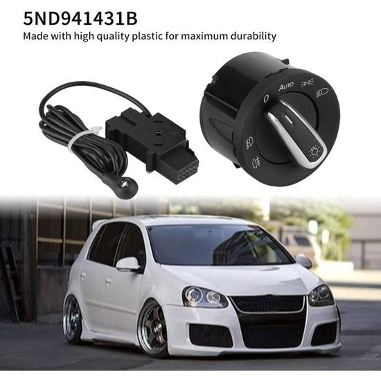 Interrupteur Phare Automatique Avec Capteur De Lumière – Plug & Play Pour VW Golf MK5 MK6, Jetta, Tiguan, Passat – Ultra Rapide Et Fiable