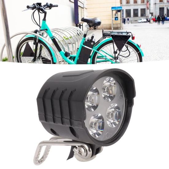 Phare de vélo électrique LED aluminium e-bike klaxon 2 en 1 - GOTOTOP Phare de vélo électrique LED aluminium e-bike klaxon 2 en 1 - GOTOTOP