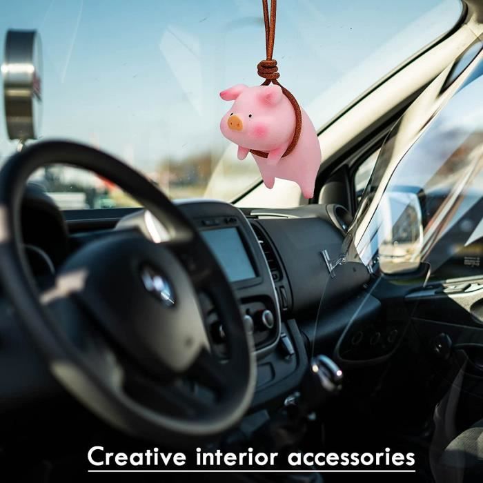 Pendentif Voiture Anime Rétroviseur Suspendu - Ornement Décoration Intérieur Auto Dessin Animé