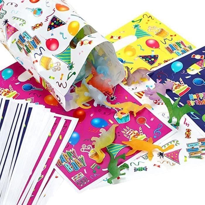 Gvolatee 50 pièces pochette cadeau anniversaire enfant avec 84  autocollants, sac bonbon colorés à pois, sachet papier pour[S70] -  Cdiscount Beaux-Arts et Loisirs créatifs