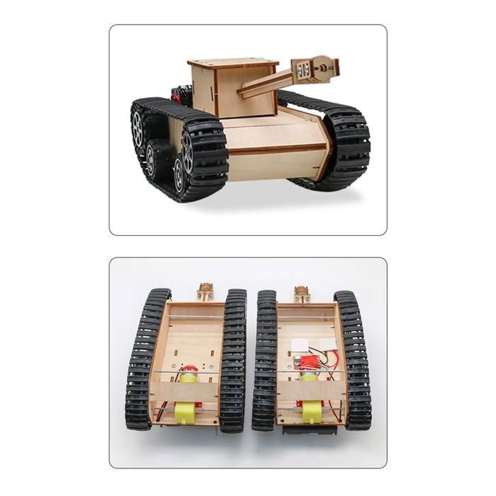 Kit de modèle de voiture RC en bois SURENHAP - Jouets d'expérimentation