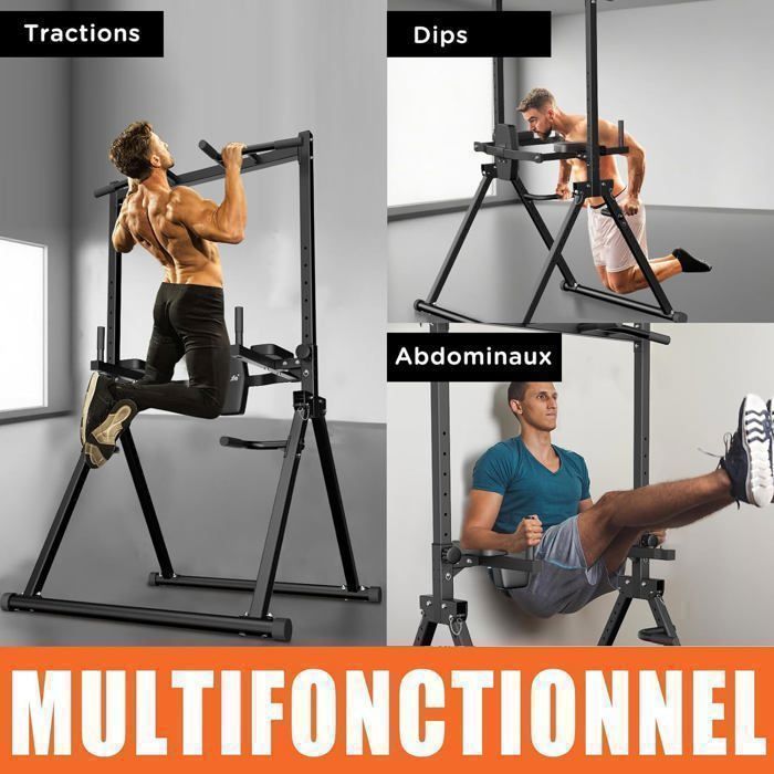 Barre Traction Fitness Station De Dips RELIFE - Barre Dips Réglable 79-89cm, Support 136kg, Fitness Musculation Dip Bars Barre Traction Fitness Station De Dips RELIFE - Barre Dips Réglable 79-89cm, Support 136kg, Fitness Musculation Dip Bars