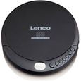 Lecteur CD portable LENCO CD-200 - Noir - Résistant aux chocs - Lecture MP3 - Aléatoire - Répéter tous-0