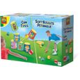 SES Creative Chamboule-Tout Et Pétanque Molles - Jeu D'Adresse 2-en-1 Pour Enfants