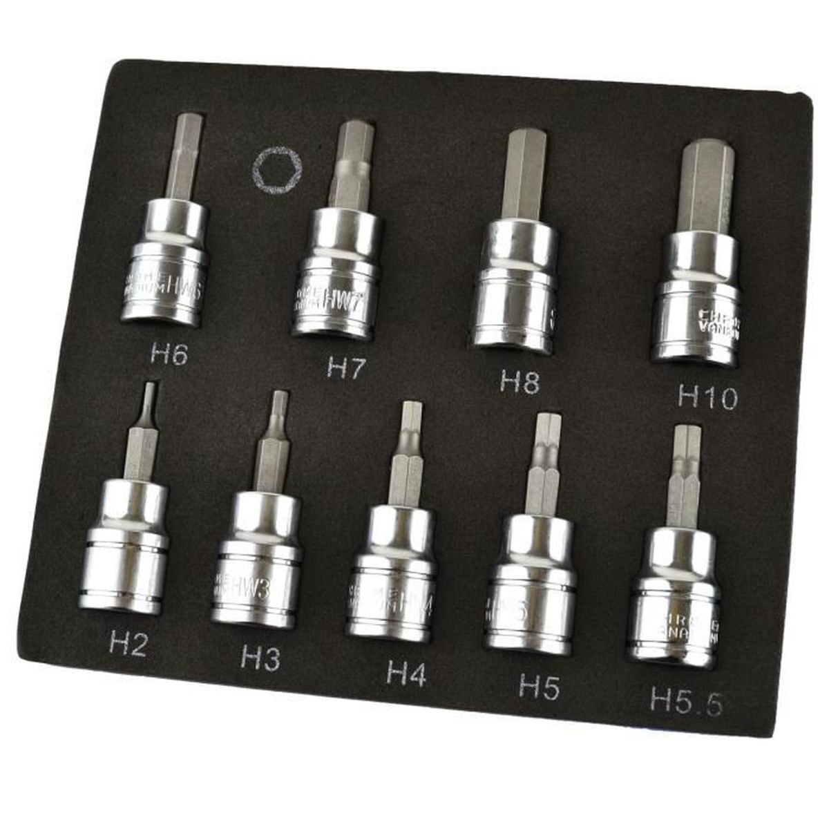 Clés à douilles//Bit Inhex 3//8/" Pouces 7 mm Acier volonté NEUF