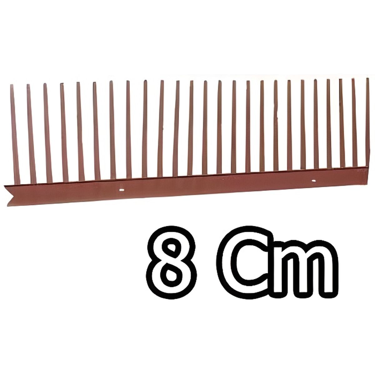 Closoir Peigne L 1m H 8cm Rouge Accessoire De Protection De La Couverture Toiture Grille Stop Piafs Pare Moineau Cdiscount Bricolage