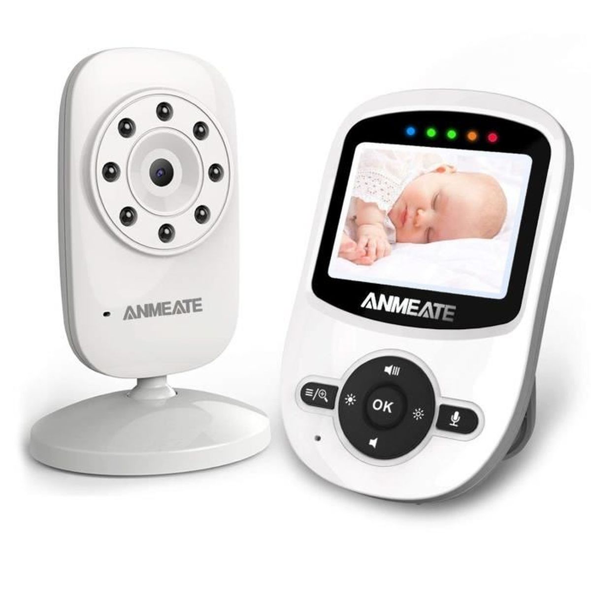 3.2/" numérique sans fil bébé moniteur 2-Way Talk Video Audio vision de nuit appareil photo