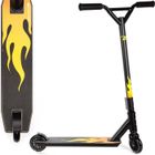 BRAND Trottinette Freestyle Land Surfer Stunt Scooter pour Enfants et ados -Jantes en Alliage roulements ABEC-9 PU Micro Roues 1 - Flamme