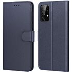 Coque Samsung Galaxy A52 4G/5G -Samsung A52s Bleu, AURSTORE Housse Etui Pochette En Cuir PU Multifonction,Protection En 360
