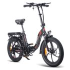 SMARTAI Fafrees F20 Vélo électrique pliable 20" - 250W - Batterie Amovible 36V/16Ah - Shimano 7s - Fat Tire - Autonomie 130 km, Noir