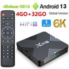 HK1RBOX Boitier iptv Android 13 TV Box Allwinner H618 boitier multimedia -4GB+32GB-Quad-core, 64 Bit 6K HDR H.265 VP92.4G/5G