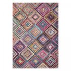UN AMOUR DE TAPIS tapis chambre 80x150 tissé multicolore rectangle motif géométrique LYN6 CARI