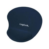 Pack Peripherique - LogiLink - Tapis de souris LogiLink bleu avec repose main en gel ID0027B