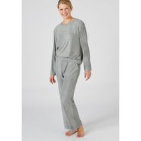 Pyjama - Damart - Pyjama en éponge - Gris chiné