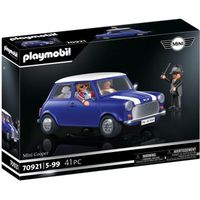 PLAYMOBIL - 70921 - Mini Cooper - Classic Cars avec toit amovible et effets lumineux