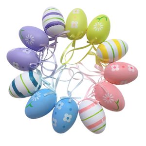 Œufs De Pâques En Papier De Soie à Suspendre – 12 Pièces Coloris Pastel – Déco Réutilisable Pour Le Jardin Ou La Maison - 11