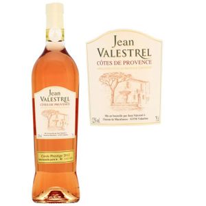 VIN ROSE Vin rosé Côte de provence 12°5 jean valestrel 75cl