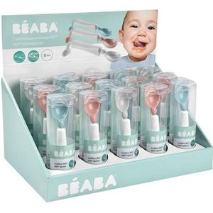 Numnum Pack 2 Precuillere D Apprentissage Pour Bebe 6 Gris Vert Silicone Ideal Blw Cdiscount Puericulture Eveil Bebe