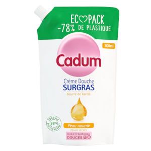 GEL - CRÈME DOUCHE Cadum Douche Eco-Pack Surgras Karité 500ml