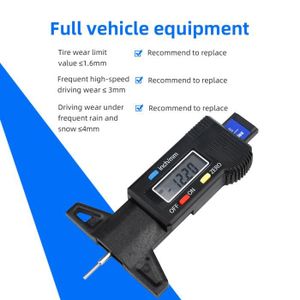 Stylo de détection de plaquettes de frein pour voitures, outil de mesure de  l'usure, jauge d'usure, détecteur de profondeur de bande de roulement de  pneu 1 pièce