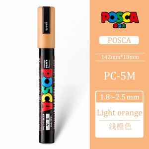 MARQUEUR posca orange clair - Uni Pc-5m Pop Posca Marker 1.
