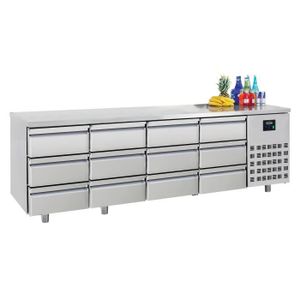 Réfrigérateur tiroir 700 TABLE RÉFRIGÉRÉE 12 TIROIRS