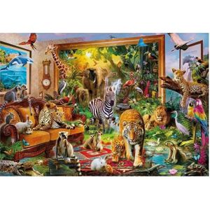 PUZZLE Puzzle Adulte 6000 Pieces Animaux Sauvages, Forets